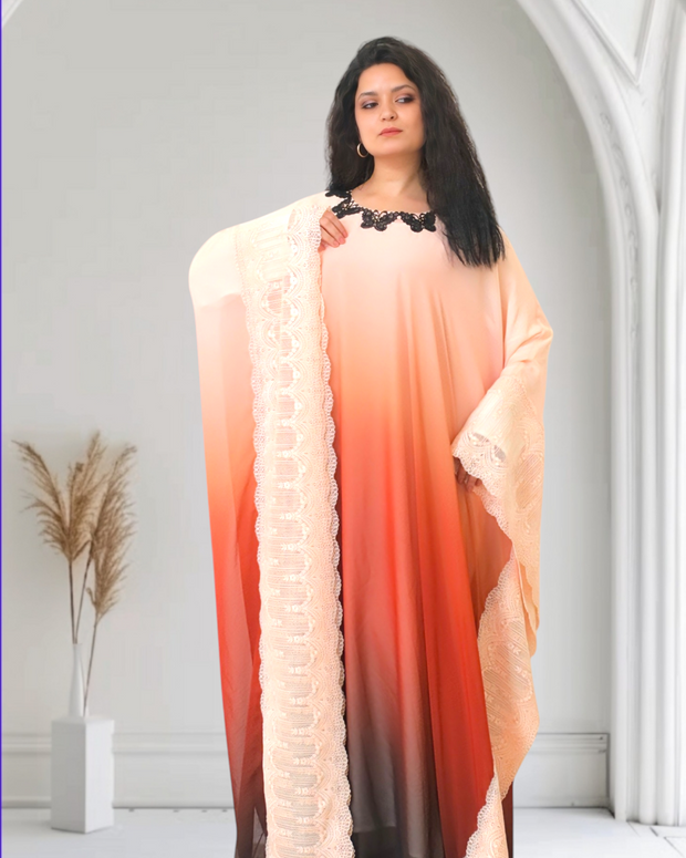 PEACH SUNSET KAFTAN