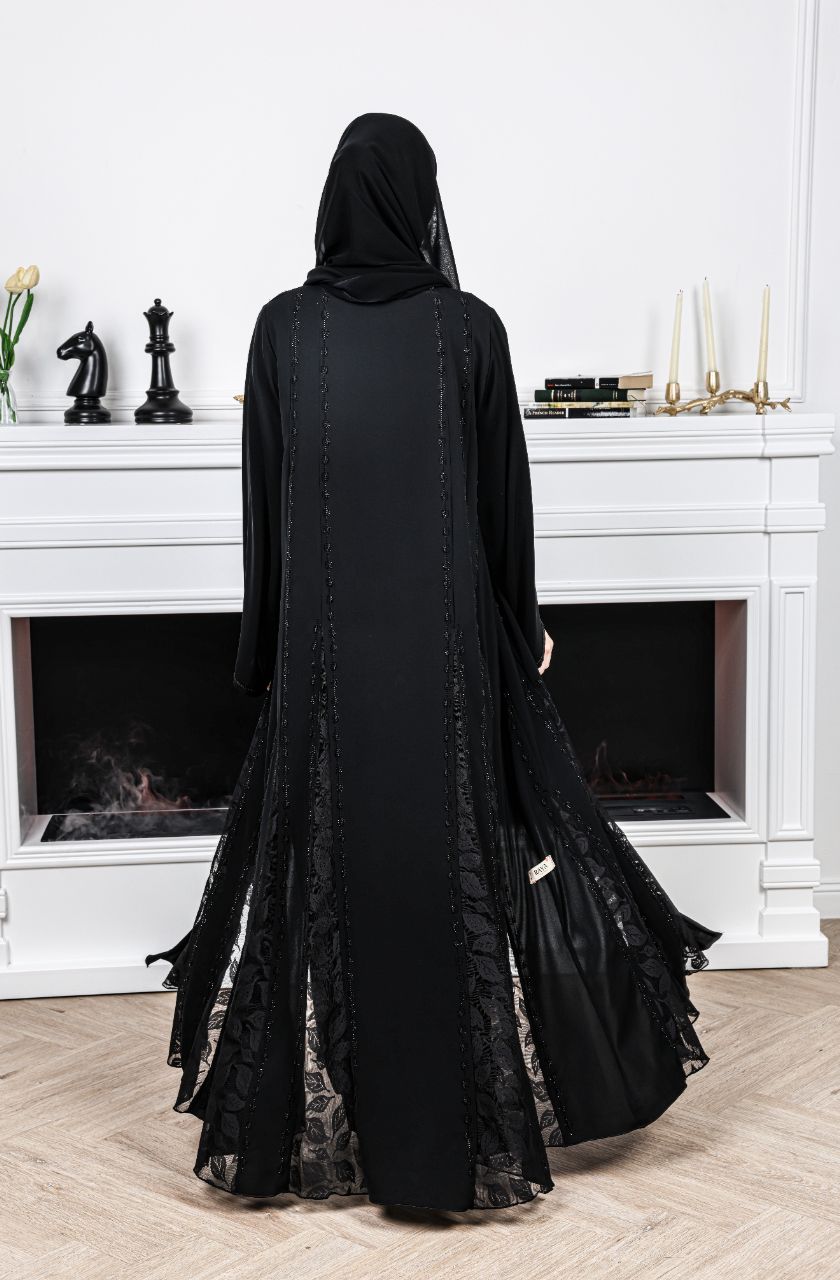 Forest Veins Abaya - Rayaluxurypret