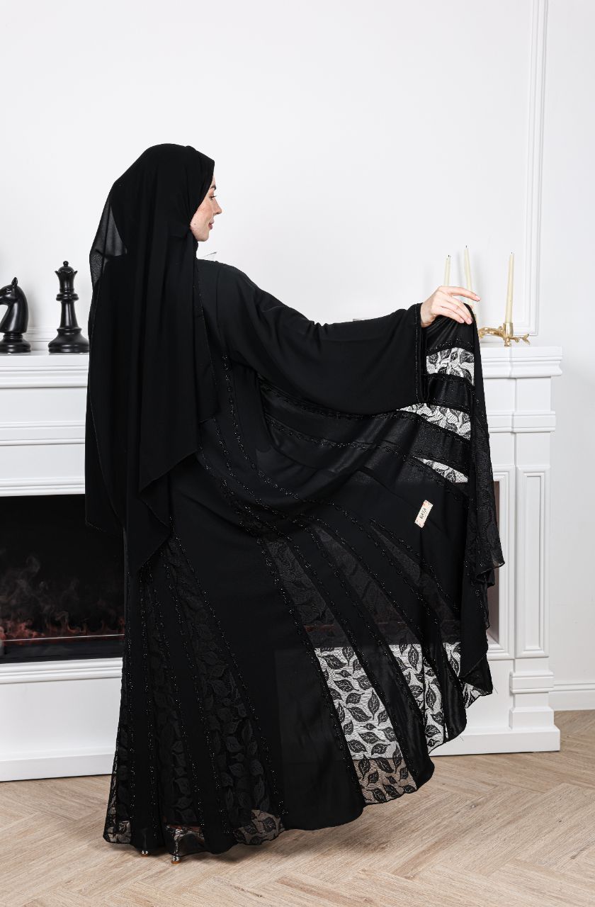 Forest Veins Abaya - Rayaluxurypret
