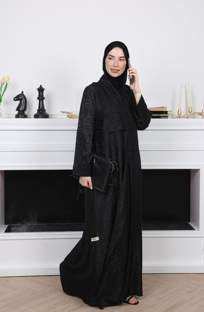 Shadow Pearl Abaya - Rayaluxurypret