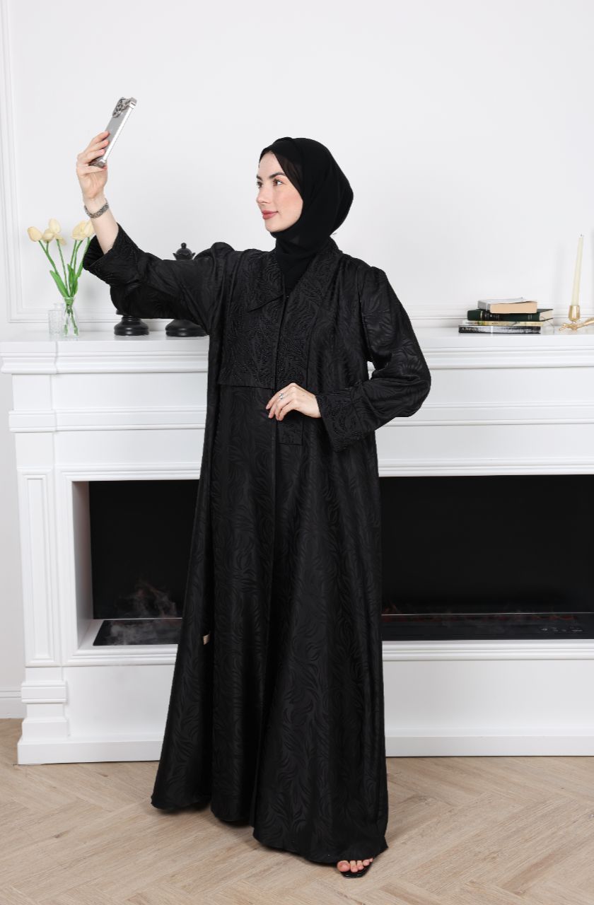 Shadow Pearl Abaya - Rayaluxurypret
