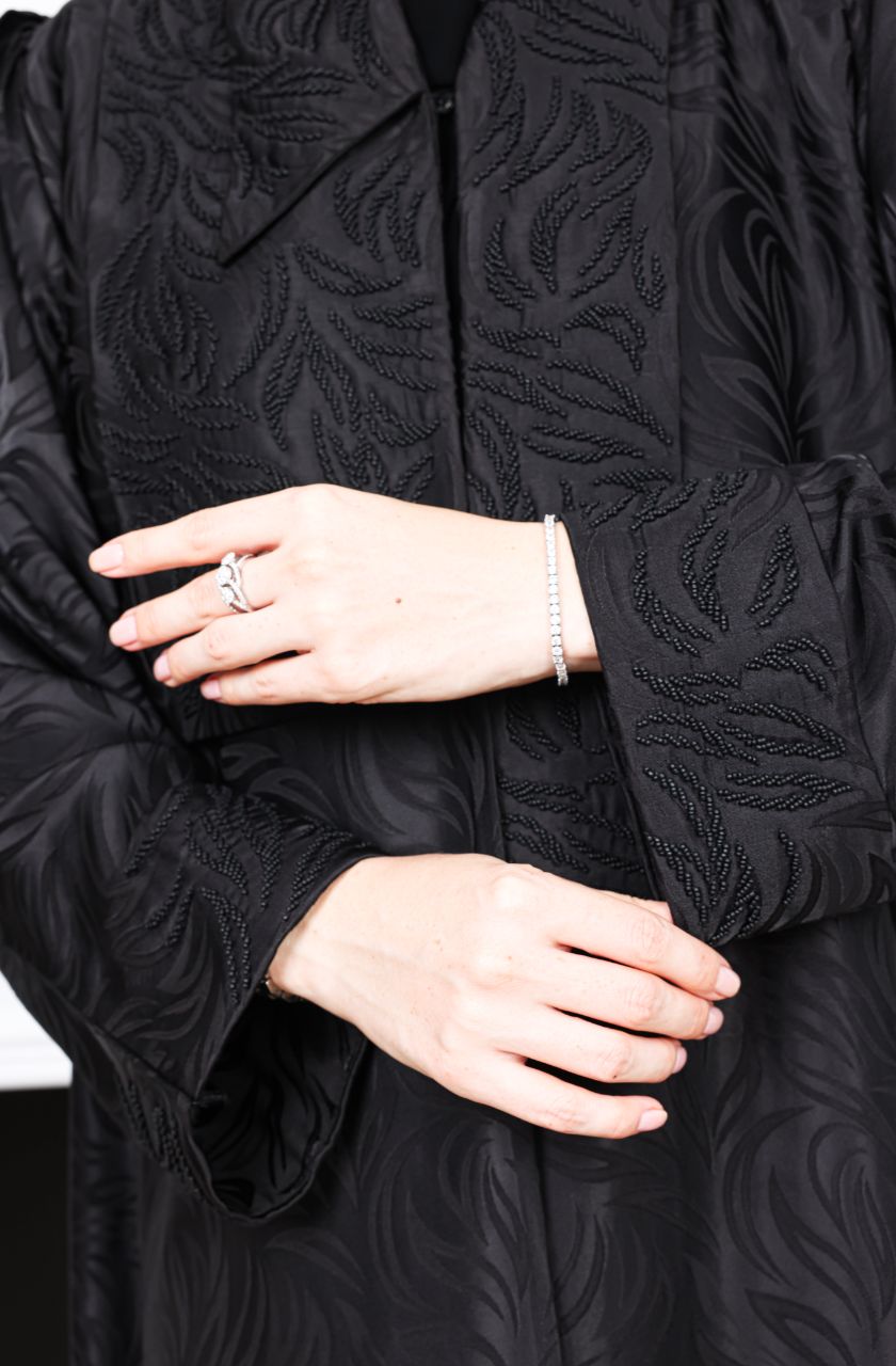 Shadow Pearl Abaya - Rayaluxurypret