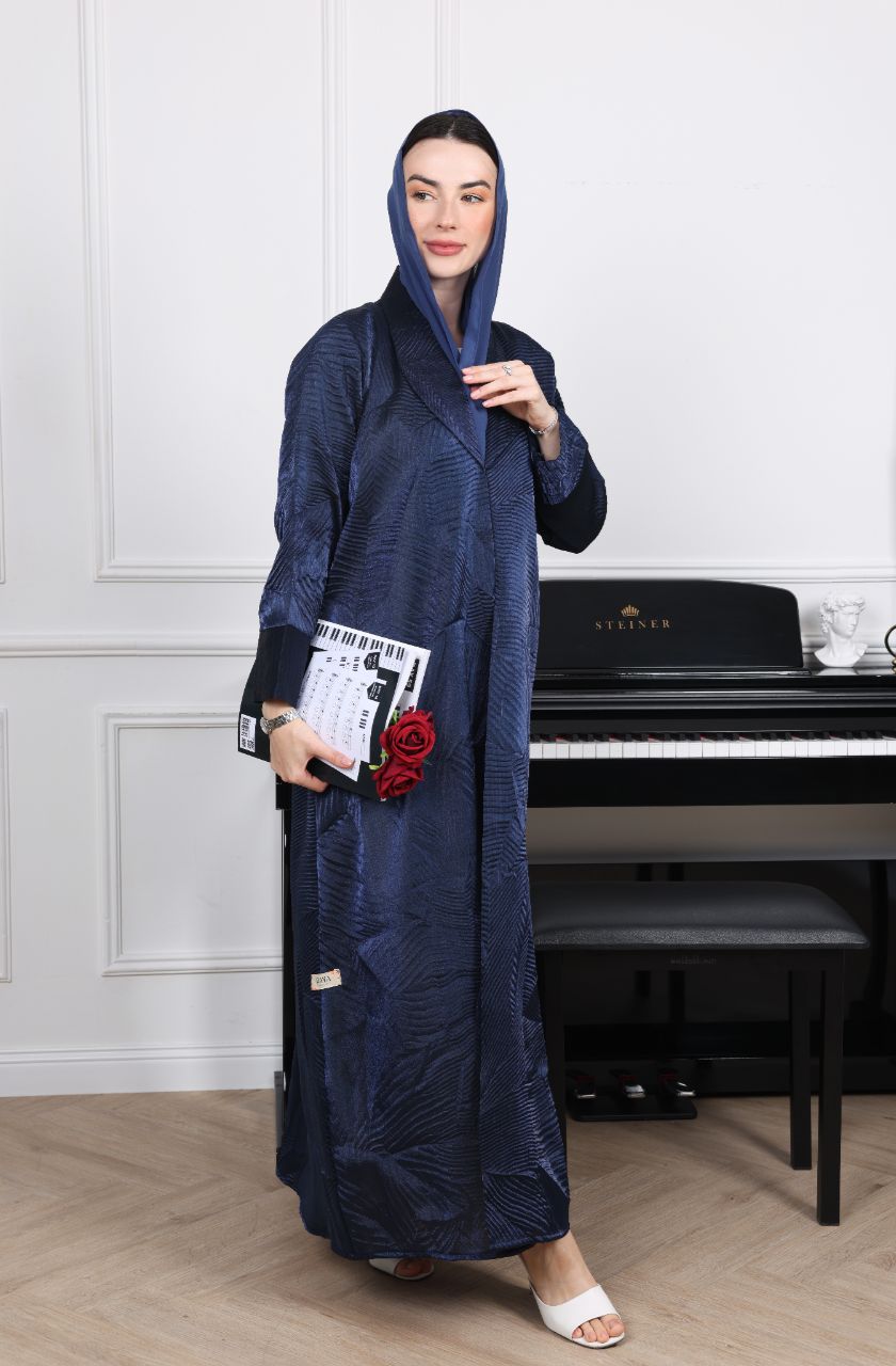 Midnight Leaves Abaya - Rayaluxurypret
