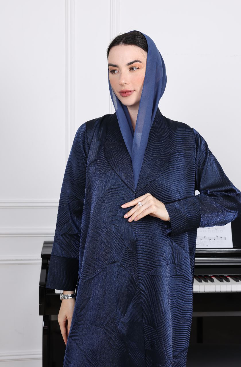 Midnight Leaves Abaya - Rayaluxurypret