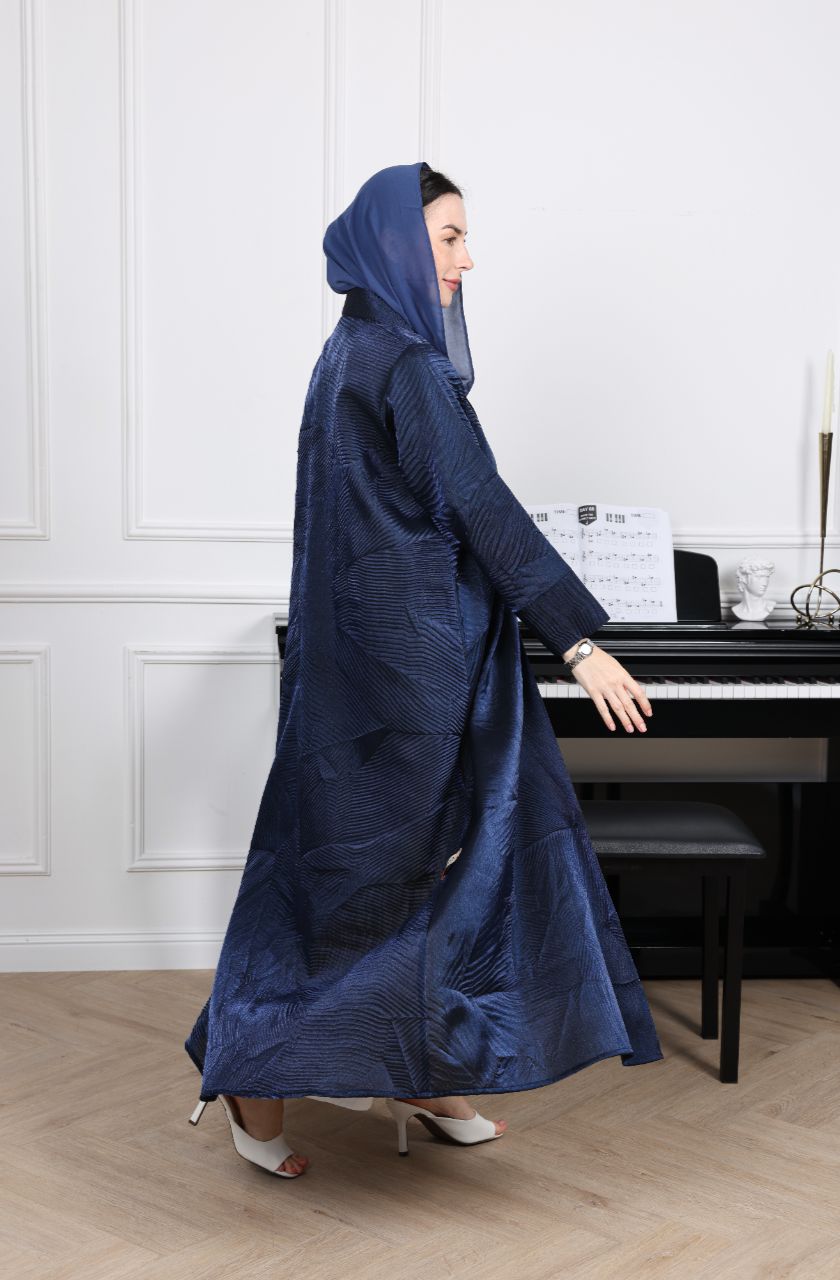Midnight Leaves Abaya - Rayaluxurypret