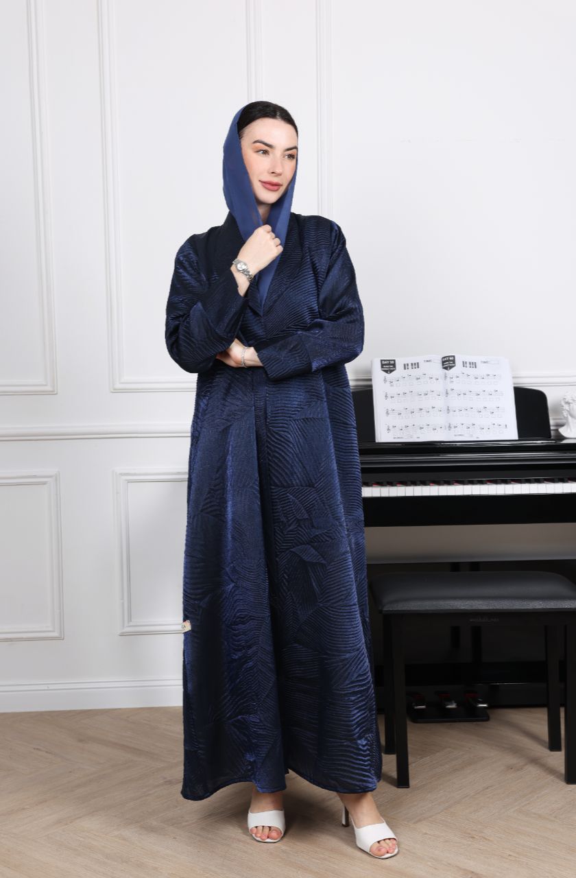 Midnight Leaves Abaya - Rayaluxurypret
