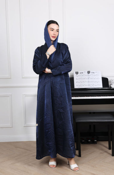 Midnight Leaves Abaya - Rayaluxurypret