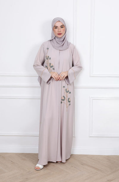 Blossom Whisper Abaya - Rayaluxurypret