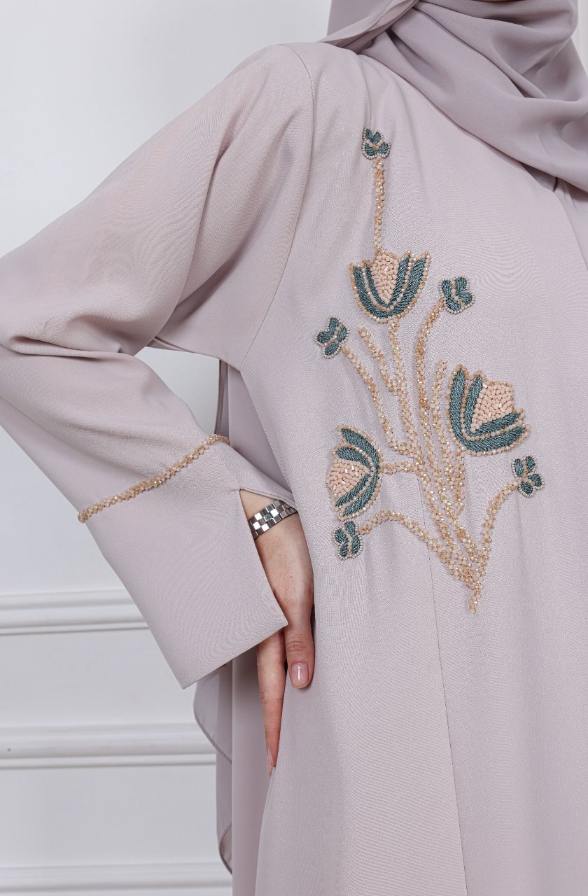 Blossom Whisper Abaya - Rayaluxurypret
