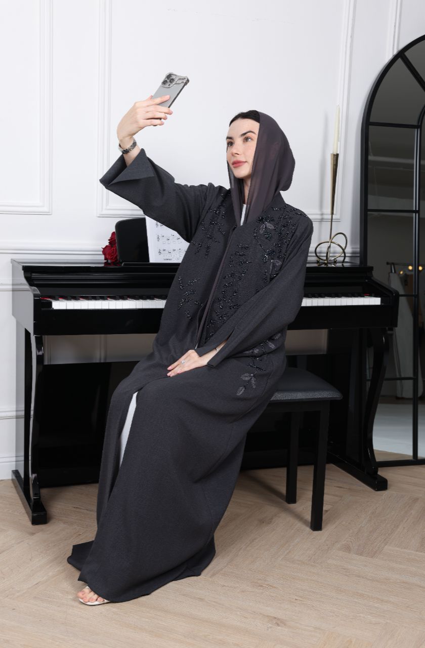 Moonlit Dew Abaya - Rayaluxurypret