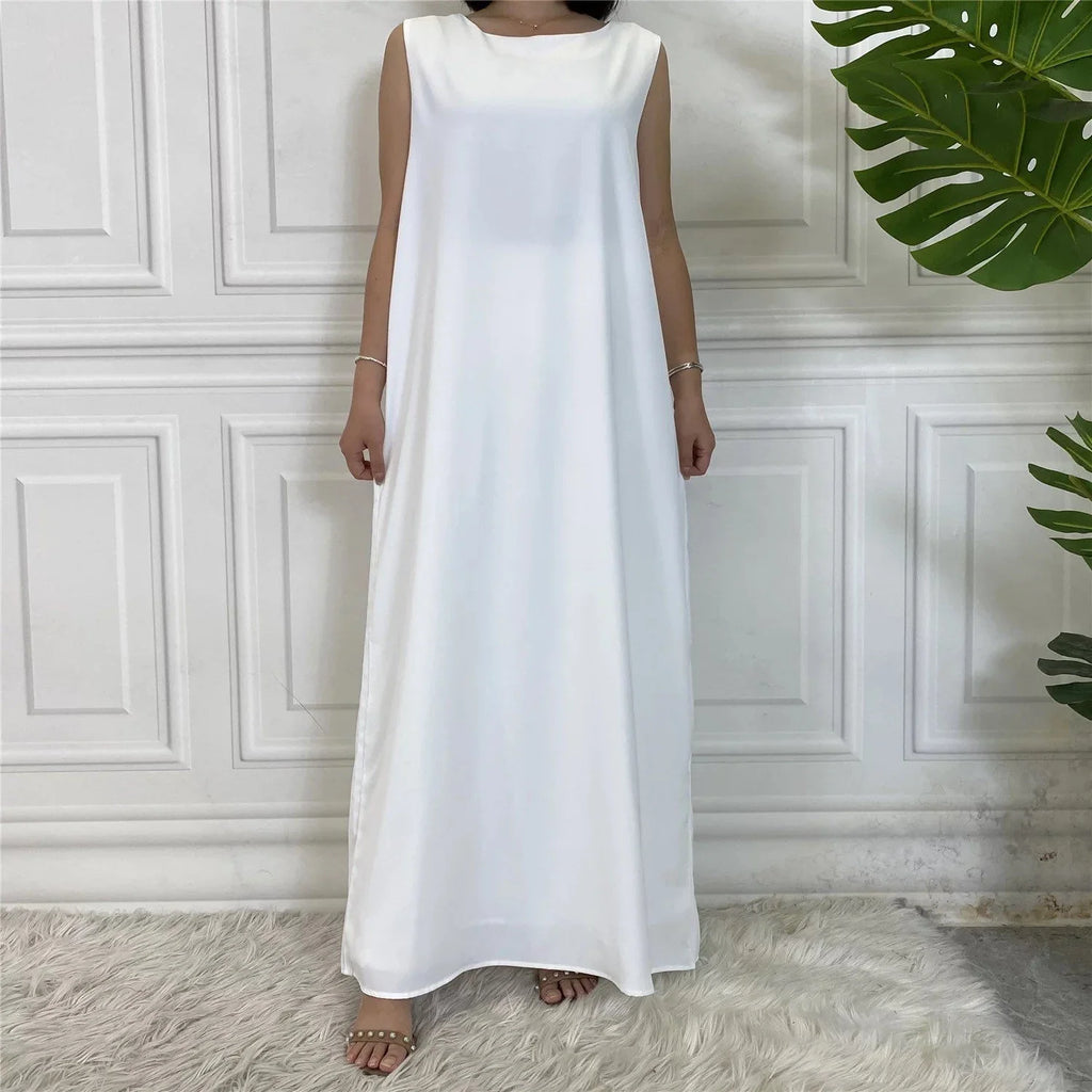 White Inner Dress - RAYA LUXURY PRET