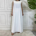 White Inner Dress - RAYA LUXURY PRET